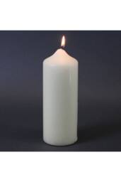 KDMD 165x60mm Church Candle 2 Pack White - thumbnail 1
