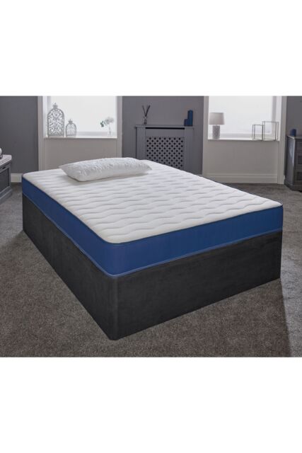eXtreme Comfort Ltd Hybrid Memory Foam & Pinna-Coil Mattress Soft/Medium Comfort in White - Size: Small Double - image 1