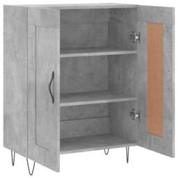 Berkfield Home Sideboard Concrete Grey 69.5x34x90 cm Engineered Wood - thumbnail 6