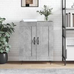 Berkfield Home Sideboard Concrete Grey 69.5x34x90 cm Engineered Wood - thumbnail 2