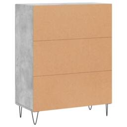 Berkfield Home Sideboard Concrete Grey 69.5x34x90 cm Engineered Wood - thumbnail 8