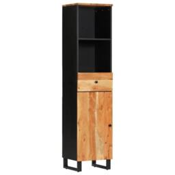 Berkfield Home Beautiful 3 Piece Bathroom Furniture Set Solid Wood Acacia in Brown - thumbnail 6