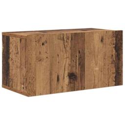 Berkfield Home TV Cabinet Old Wood Particle board Medium TV Cabinet in Brown - thumbnail 1