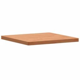 Berkfield Home Table Top 70x70x4 cm Square Solid Wood Beech in Brown - Size: 70 x 70 x 4 cm - thumbnail 4