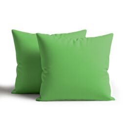 Snug City Waterproof Outdoor Garden Patio Cushion Cover & Inner Square Pack Of 2 in Light Green - Size: 60 cm x 60 cm