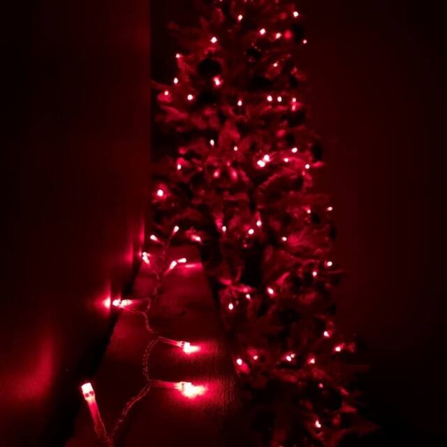 Samuel Alexander 16m 200 LEDs Indoor Outdoor Supabrights Christmas Lights in Red with Timer - image 1