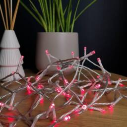 Samuel Alexander 16m 200 LEDs Indoor Outdoor Supabrights Christmas Lights in Red with Timer - thumbnail 5
