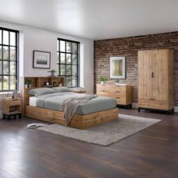 Cheshire Premium Kora 4 Drawer Chest - Oak in Brown - thumbnail 7