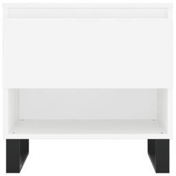 Berkfield Home Coffee Tables 2 pcs White 50x46x50 cm Engineered Wood - Size: 50 x 46 x 50 cm - thumbnail 6
