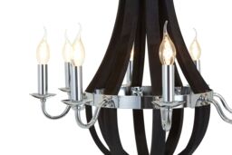 Orsina Kensington Townhouse Curved Chandelier in Black - thumbnail 4