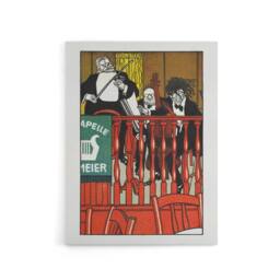 "Artery8 Salon Orchestra Meier Musicians Moriz Jung Canvas Wall Art Print - Size: W12"" x H16""" - thumbnail 1