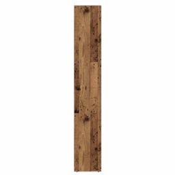 Berkfield Home Bathroom Cabinet Old Wood 30x30x183.5 cm Engineered Wood in Brown - thumbnail 6