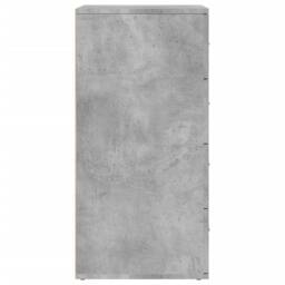 Berkfield Home Sideboard Concrete Grey 60x39x80 cm Engineered Wood - Size: 60 x 39 x 80 cm - thumbnail 7