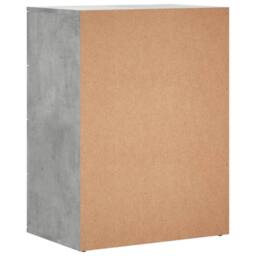 Berkfield Home Sideboard Concrete Grey 60x39x80 cm Engineered Wood - Size: 60 x 39 x 80 cm - thumbnail 8