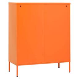 Berkfield Home Storage Cabinet Orange 80x35x101.5 cm Steel - thumbnail 6