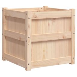 Berkfield Home Garden Planters 2 pcs Solid Wood Pine in Brown - thumbnail 5