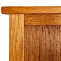Berkfield Home 4-Tier Bookcase 70x22x110 cm Solid Oak Wood in Brown - Size: 70 x 22 x 110 cm - thumbnail 5