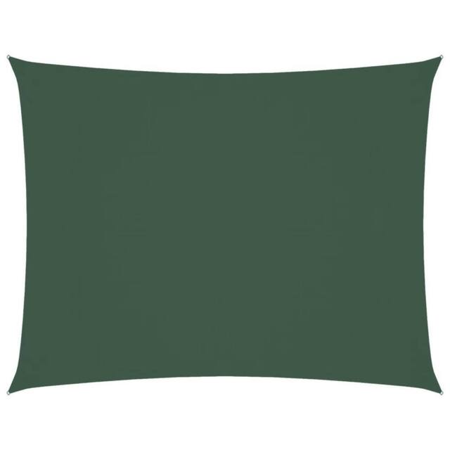 Berkfield Home Sunshade Sail Oxford Fabric Rectangular 6x8 m Dark Green - image 1