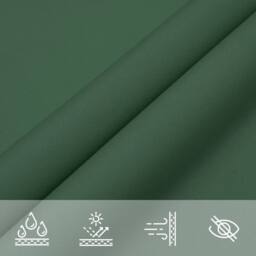 Berkfield Home Sunshade Sail Oxford Fabric Rectangular 6x8 m Dark Green - thumbnail 5