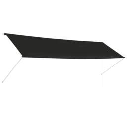 Berkfield Home Retractable Awning 400x150 cm Anthracite in Black - thumbnail 2