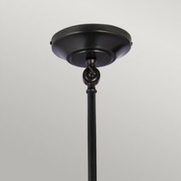 Netlighting Provence 1 Light Indoor Wall Ceiling Light Old Bronze E27 in Brown - thumbnail 2