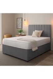 Starlight Beds Sleep Warmer Premium Tufted Mattress 20cm Deep Memory Foam Support in White - Size: Small Double