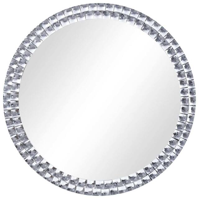 Berkfield Home Wall Mirror 60 cm Tempered Glass in Silver - image 1