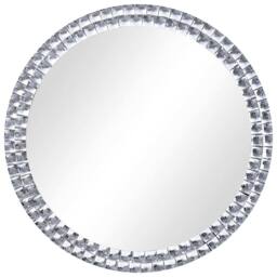 Berkfield Home Wall Mirror 60 cm Tempered Glass in Silver