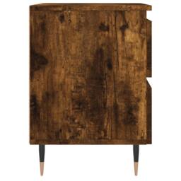 Berkfield Home Elegant Bedside Cabinets 2 pcs Smoked Oak 40x35x50 cm Engineered Wood in Brown - Size: 40 x 35 x 50 cm - thumbnail 7