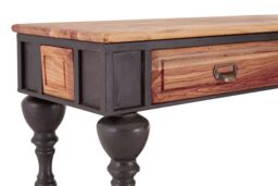 Orsina Ample Storage 4 Drawer Console Table, Functional Design Sofa Table For Livingroom, Durable Console Table in Black - thumbnail 4