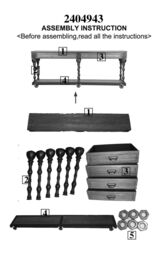 Orsina Ample Storage 4 Drawer Console Table, Functional Design Sofa Table For Livingroom, Durable Console Table in Black - thumbnail 2