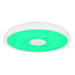 Netlighting Raffy Ceiling Light White IP44 1x RGB LED Dimmable 3000-6500K Remote - thumbnail 6