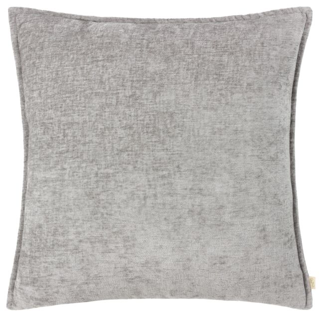 Evans Lichfield Buxton Chenille Reversible Square Cushion in Grey - Size: 50 cm x 50 cm - image 1