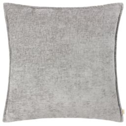 Evans Lichfield Buxton Chenille Reversible Square Cushion in Grey - Size: 50 cm x 50 cm - thumbnail 1