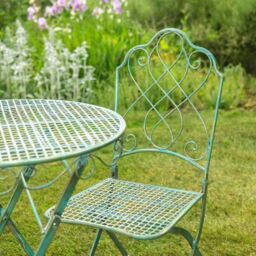 Ascalon Design Ltd Avalon Bistro Set - 3pc - L60 x W60 x H73 cm - Green - thumbnail 2