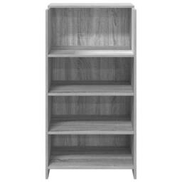 Berkfield Home Reception Desk Grey Sonoma 55x50x103.5 cm Engineered Wood - thumbnail 5