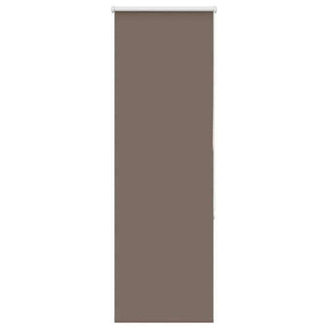 Berkfield Home Roller Blind Blackout Coffee 60x130 cm Fabric Width 55.7 cm Polyester in Brown - image 1