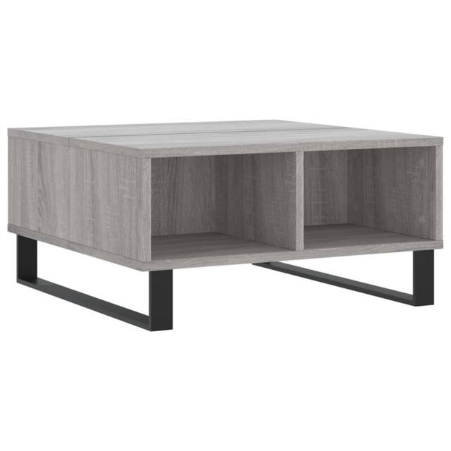 Berkfield Home Coffee Table Grey Sonoma 60x60x30 cm Engineered Wood - Size: 60 x 60 x 30 cm - image 1