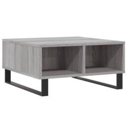 Berkfield Home Coffee Table Grey Sonoma 60x60x30 cm Engineered Wood - Size: 60 x 60 x 30 cm - thumbnail 6