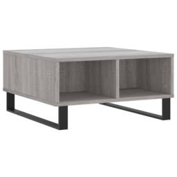 Berkfield Home Coffee Table Grey Sonoma 60x60x30 cm Engineered Wood - Size: 60 x 60 x 30 cm - thumbnail 1
