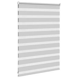 Berkfield Home Elegant Zebra Blind Light Grey 105x100 cm Fabric Width 100.9 cm P - thumbnail 4
