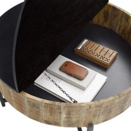 EONLION Lift Top Coffee Table New Design Heavy Duty Lifted Design Durable in Beige - thumbnail 3