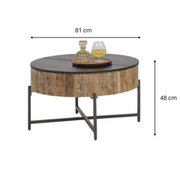 EONLION Lift Top Coffee Table New Design Heavy Duty Lifted Design Durable in Beige - thumbnail 2