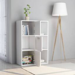 Berkfield Home Storage Cabinet White 60x29.5x90 cm Engineered Wood - thumbnail 3