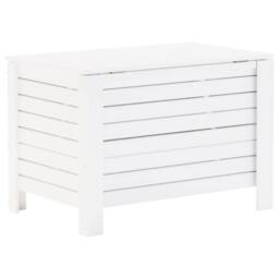 Berkfield Home Storage Box with Lid RANA White 100x49x54 cm Solid Wood Pine - Size: 100 x 49 x 54 cm - thumbnail 6