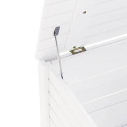 Berkfield Home Storage Box with Lid RANA White 100x49x54 cm Solid Wood Pine - Size: 100 x 49 x 54 cm - thumbnail 8