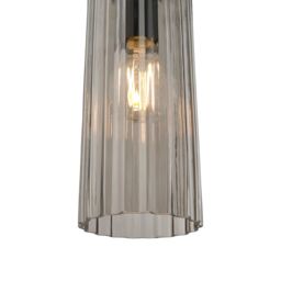 Nordlux Vintage Indoor Glass Fluted Black Mains Powered, IP20 - thumbnail 5