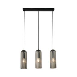 Nordlux Vintage Indoor Glass Fluted Black Mains Powered, IP20 - thumbnail 3