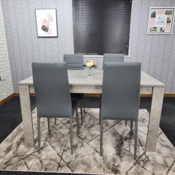 KOSY KOALA Dining Table & 4 Chairs Kitchen Wooden table Set of 4 - thumbnail 4