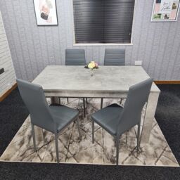 KOSY KOALA Dining Table & 4 Chairs Kitchen Wooden table Set of 4 - thumbnail 5